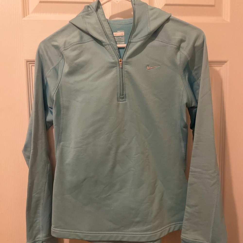 Nike hoodie half-zip pullover small
